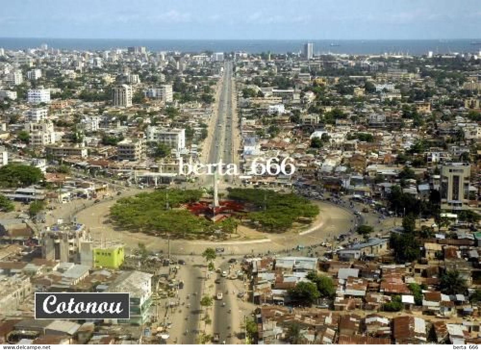 Benin Cotonou Aerial View New Postcard - Benin