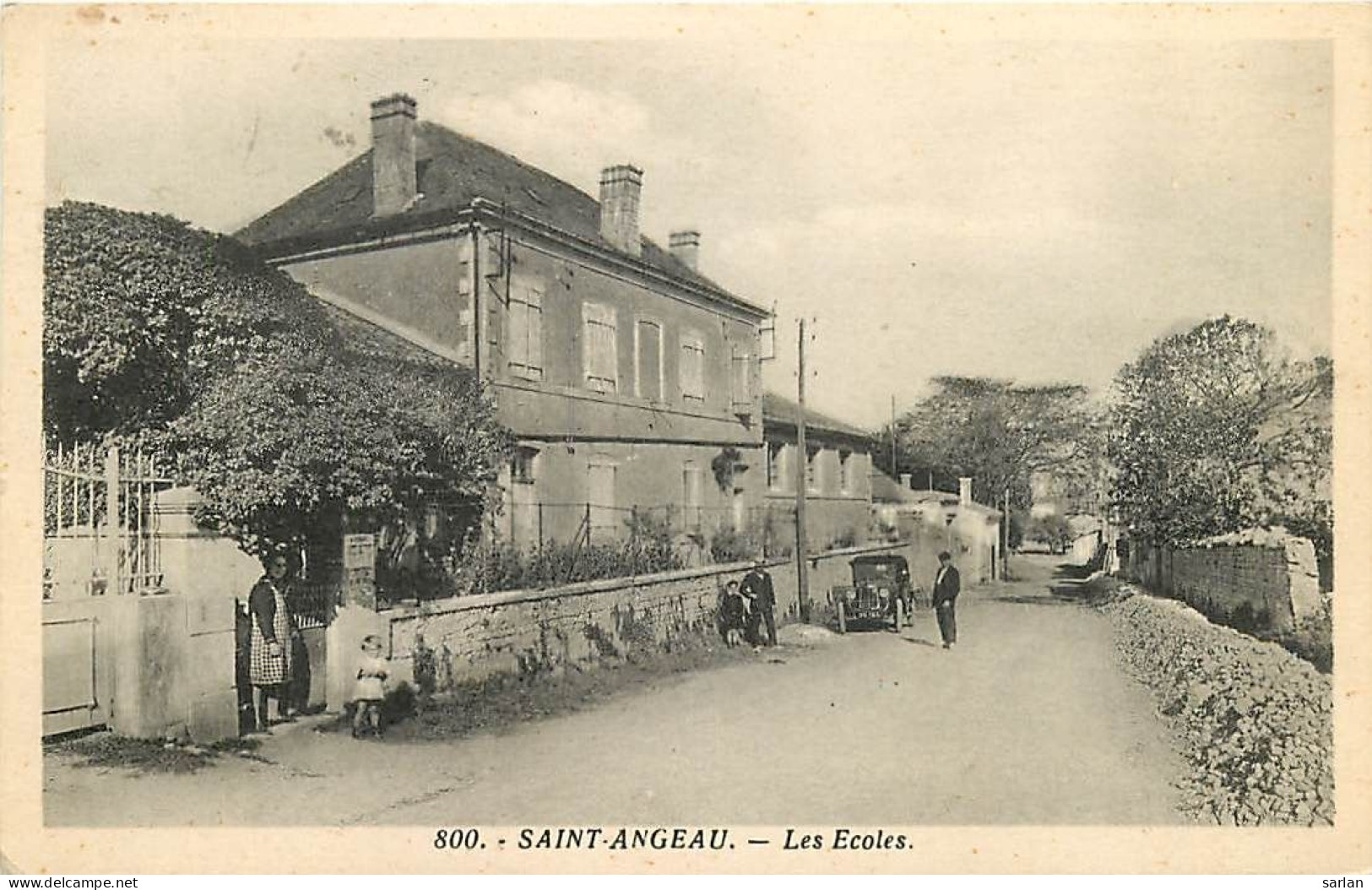 16 / ST ANGEAU / Les écoles / * 510 72 - Villefagnan