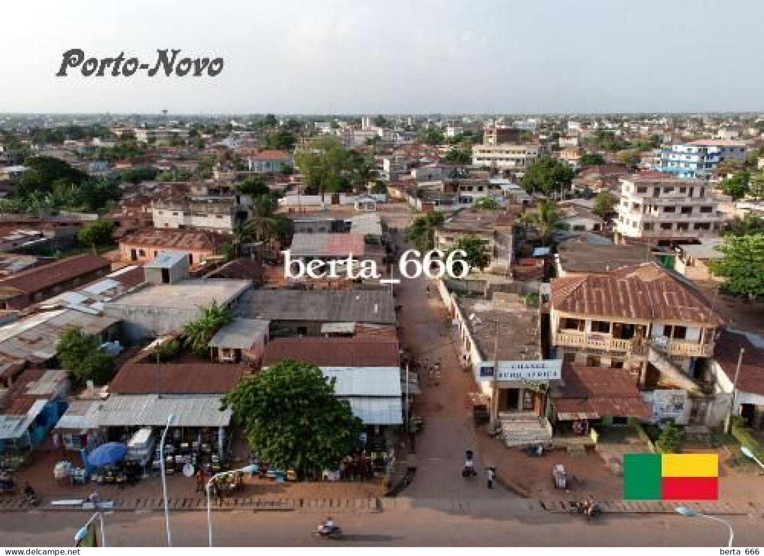 Benin Porto Novo Overview New Postcard - Benín
