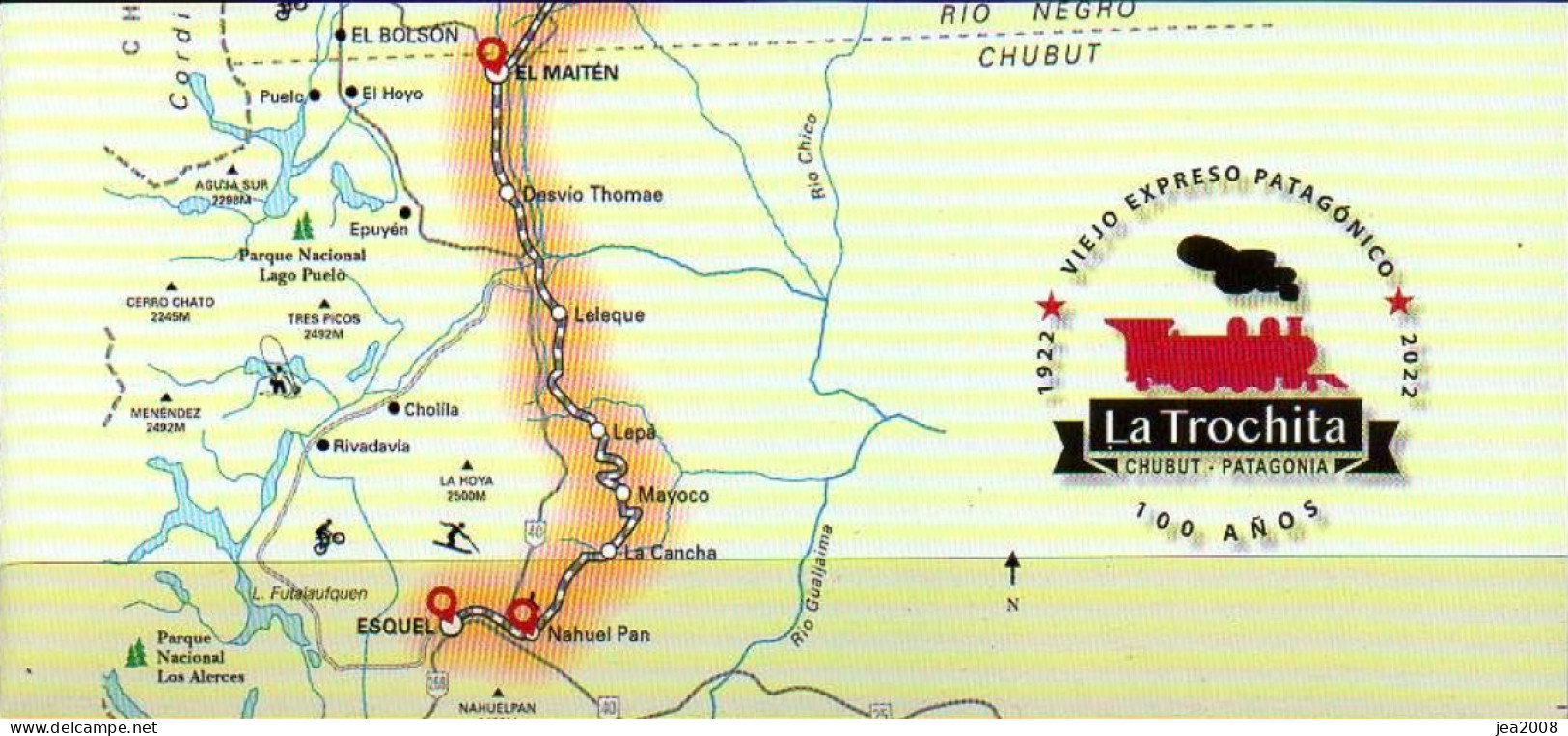 ARGENTINA 2022. LA TROCHITA Expreso Patagonico - CARNET - - Nuovi