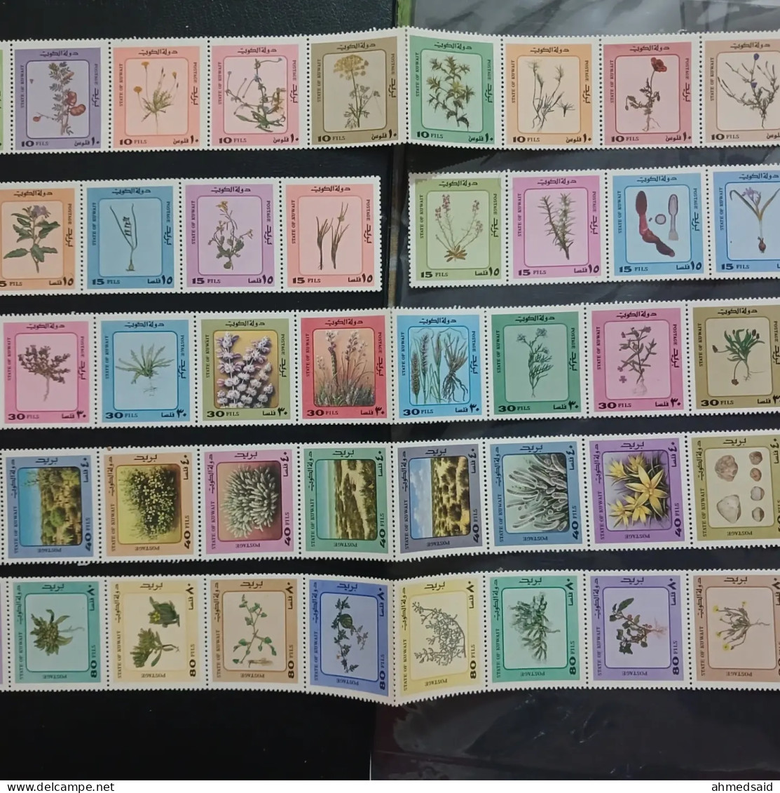 Kuwait  Rare  Complete Set  MNH.  The Plant    Stribs  50 Stamps - Kuwait