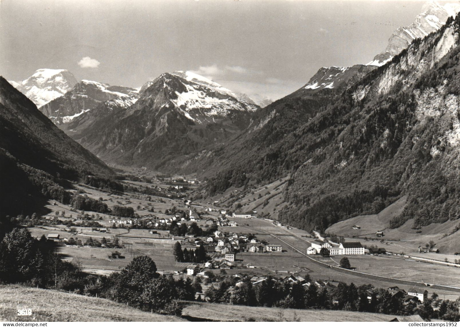 DIESBACH, GLARUS SUD, ARCHITECTURE, MOUNTAIN, SWITZERLAND, POSTCARD - Glarona Sud