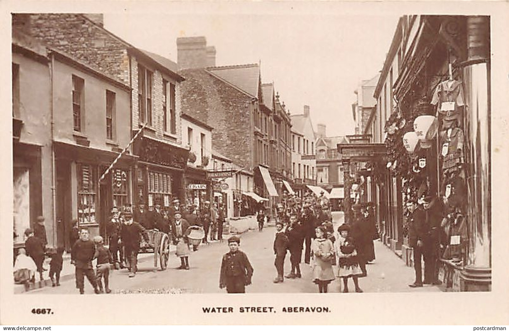 Wales - ABERAVONWater Street - REAL PHOTO - Glamorgan