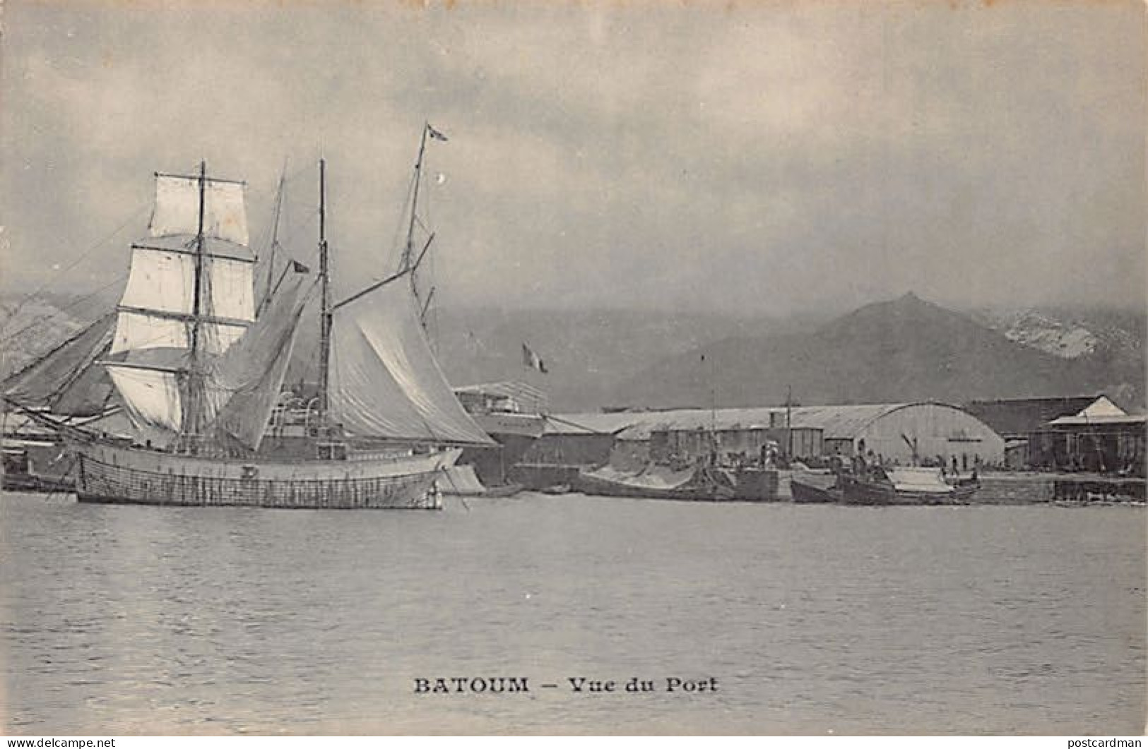 Adjara - BATUMI - View Of The Harbour - Publ. Messageries Maritimes  - Georgië