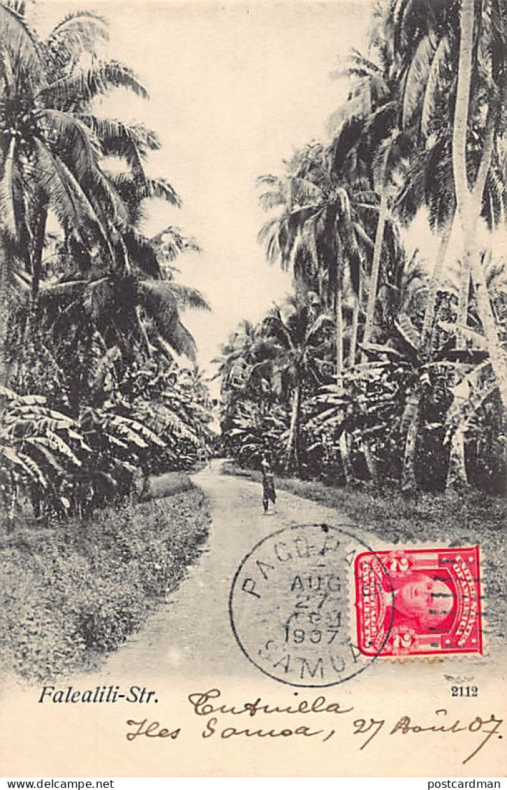 U.S. Samoa - PAGO PAGO - Falealili Street - Publ. A. Tattersall  - American Samoa