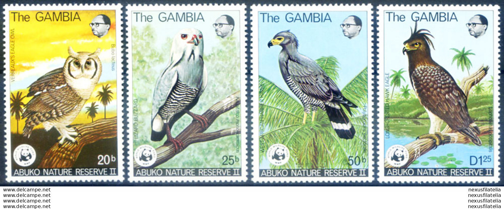 Fauna. Uccelli. WWF 1978. - Gambie (1965-...)