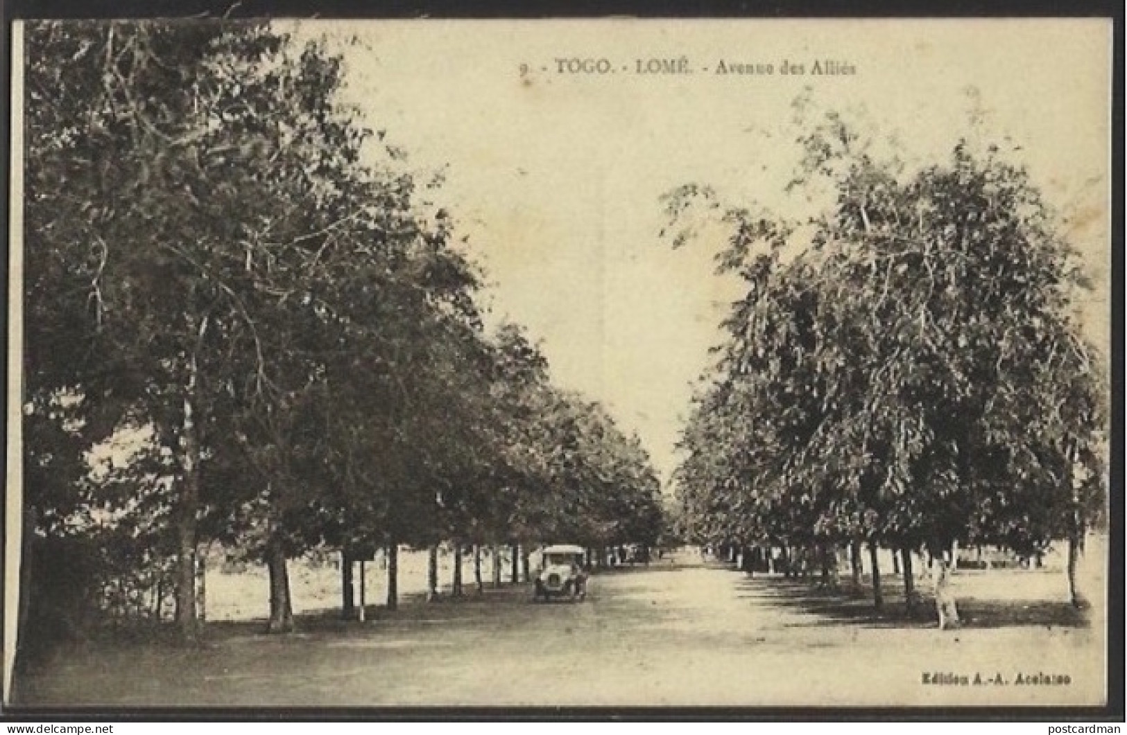 TOGO - Lomé - Avenue Des Alliés. Published By A. Accolatse - 9 - Togo