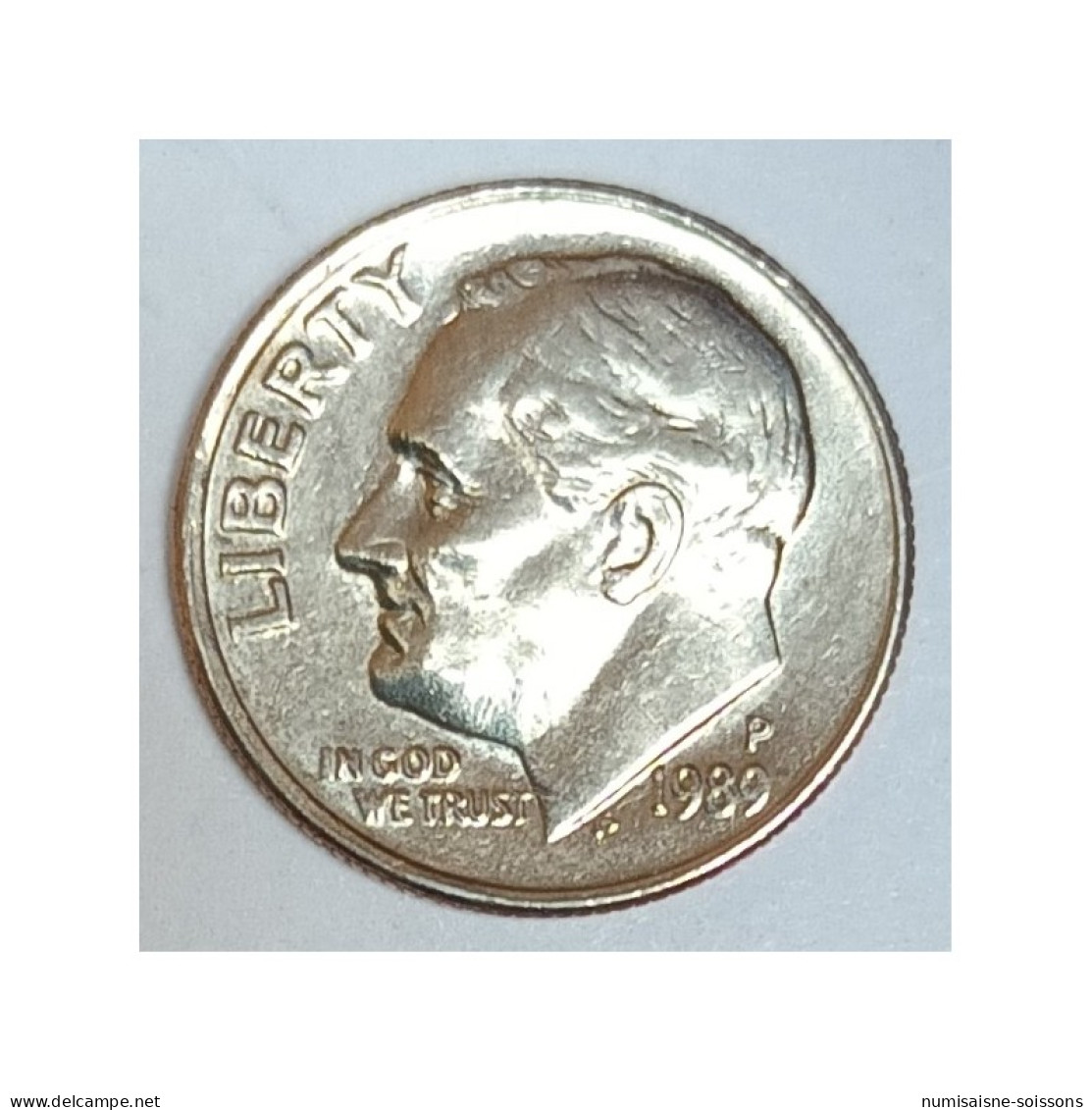 ETATS UNIS - KM 195a - 1 DIME 1989 P - Philadelphie - FRANKLIN ROOSEVELT - TTB/SUP - 1946-...: Roosevelt