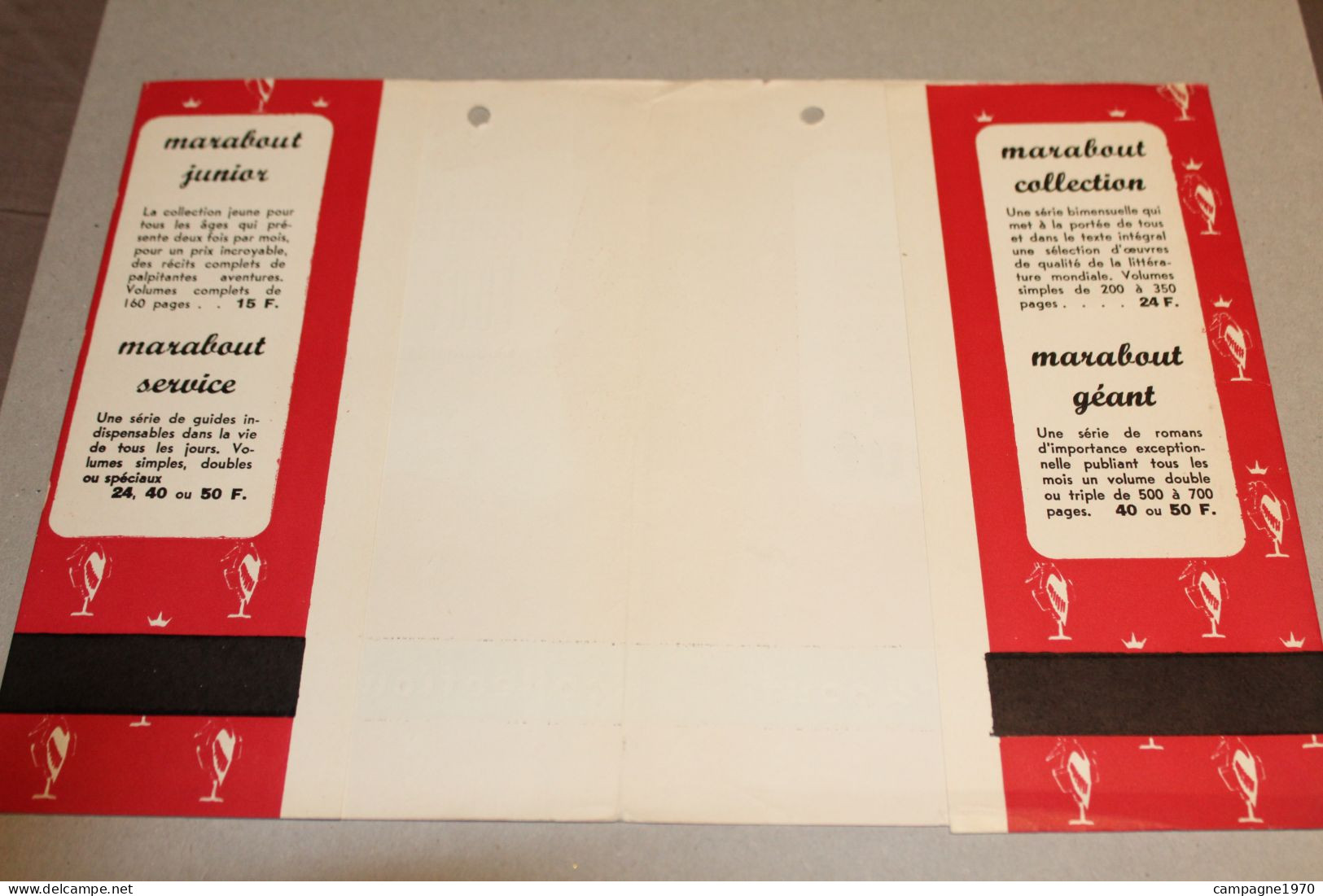 ANCIEN PROTEGE CAHIER - MORLANWELZ - LIBRAIRIE " TOUT SAVOIR " - COLLECTION MARABOUT ( VERS 1950 ?? ) - Papierwaren