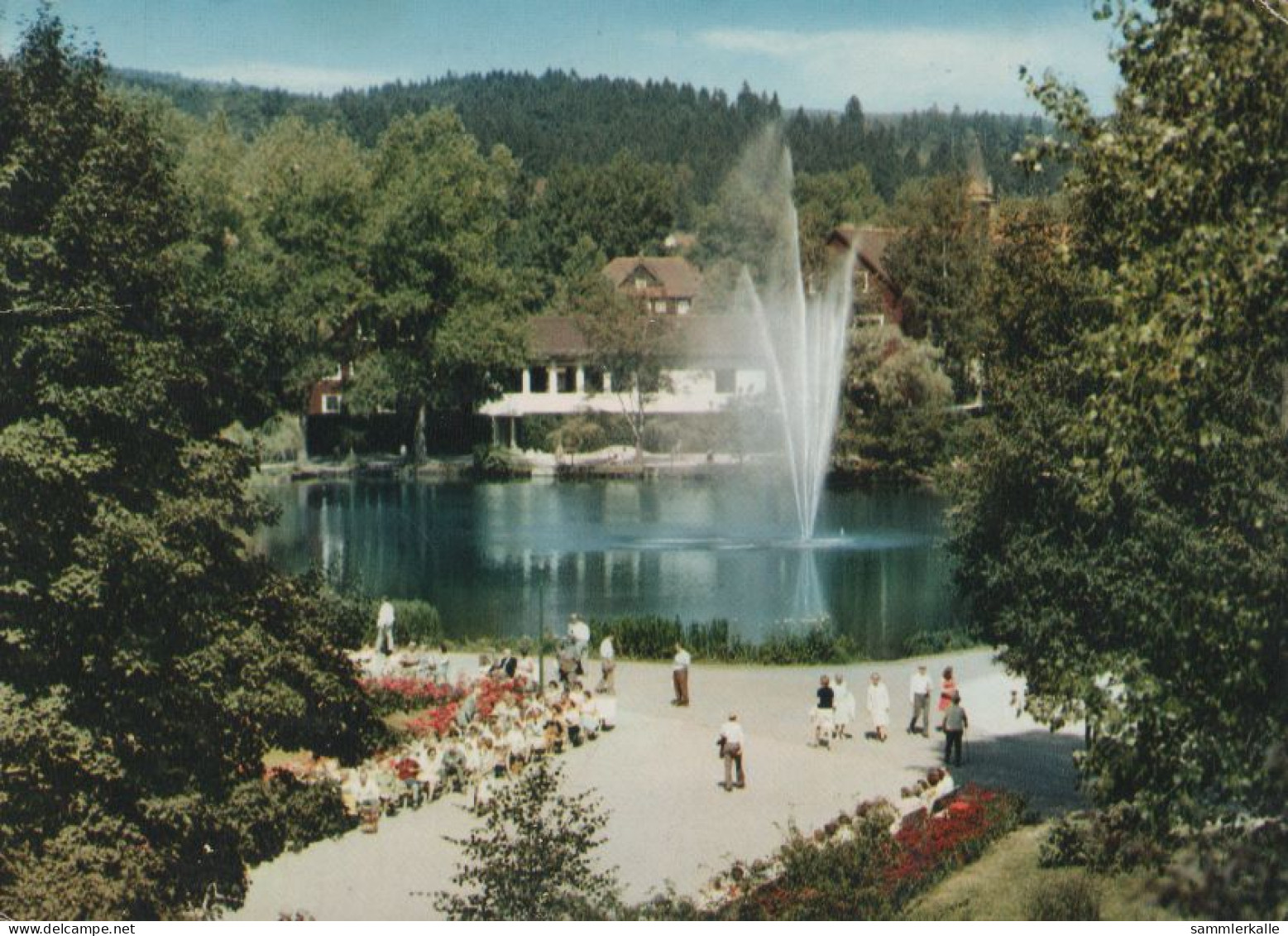 28775 - Braunlage - Kurparksee Mit Fontäne - Ca. 1975 - Braunlage