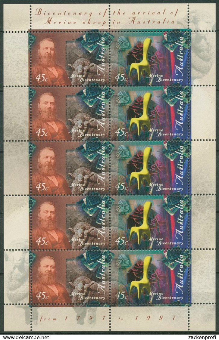 Australien 1997 200 J. Merinoschafe In Australien 1653/54 K Postfrisch (C25142) - Blokken & Velletjes