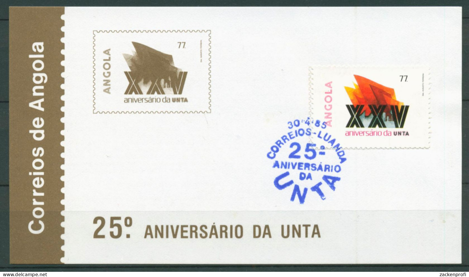 Angola 1985 Vereinigte Arbeiterpartei Angolas 719 Ersttags-Sonderkarte (X61008) - Angola