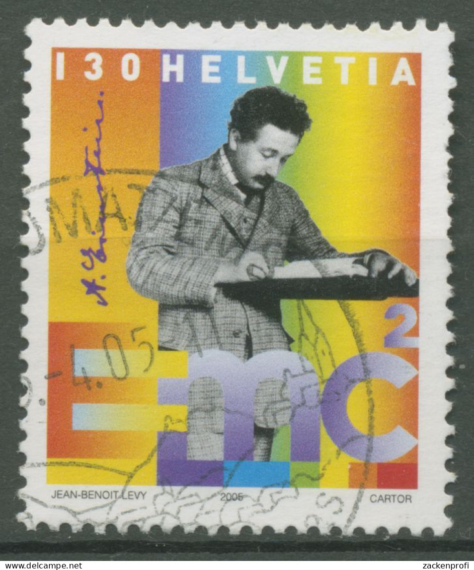 Schweiz 2005 Albert Einstein Relativitätstheorie 1910 Gestempelt - Used Stamps