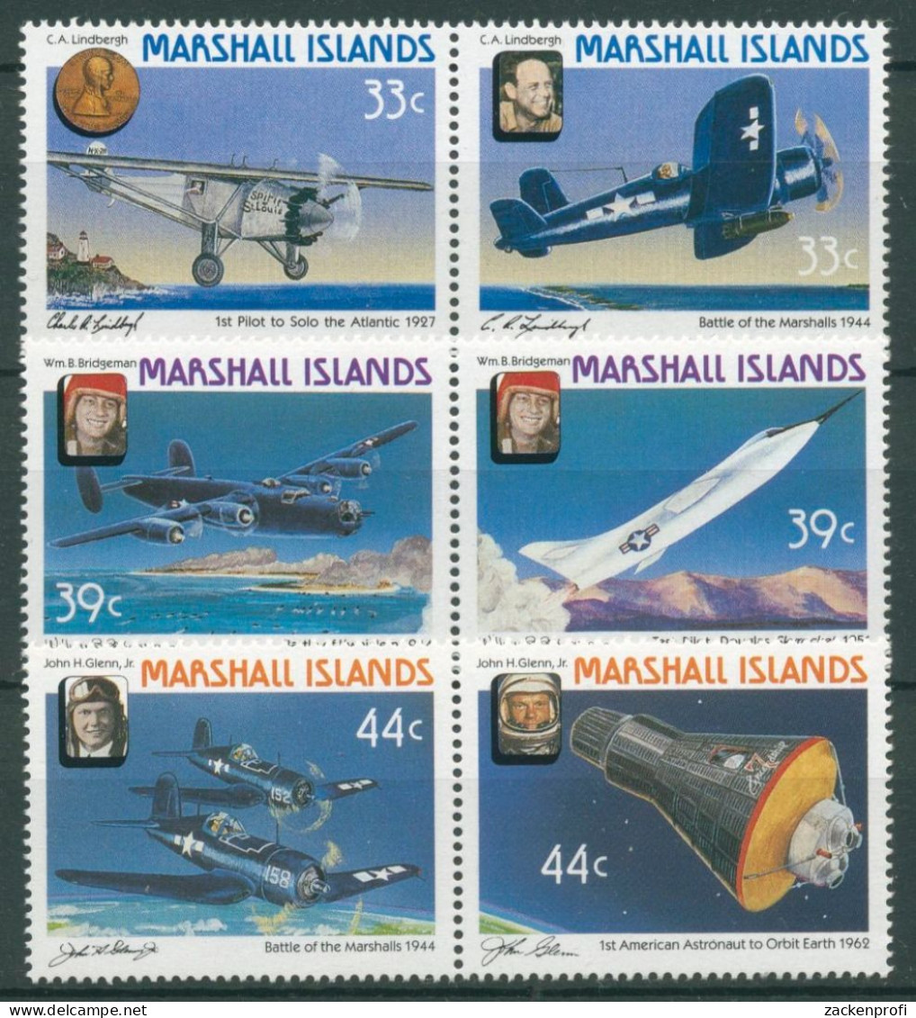 Marshall-Inseln 1987 Geschichte Der Luftfahrt 113/18 ZD Postfrisch - Marshall Islands