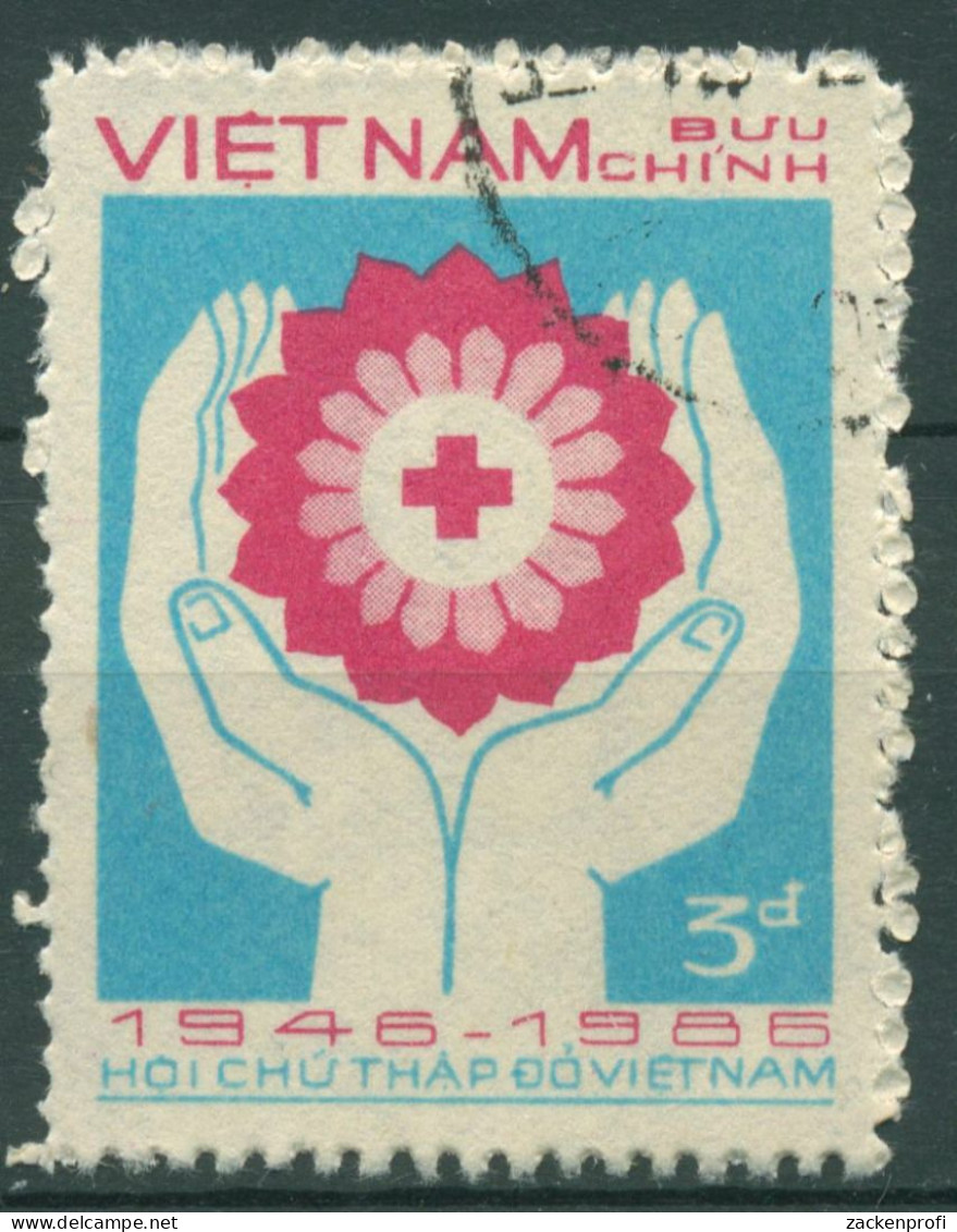 Vietnam 1986 Rotes Kreuz 1735 Gestempelt - Vietnam