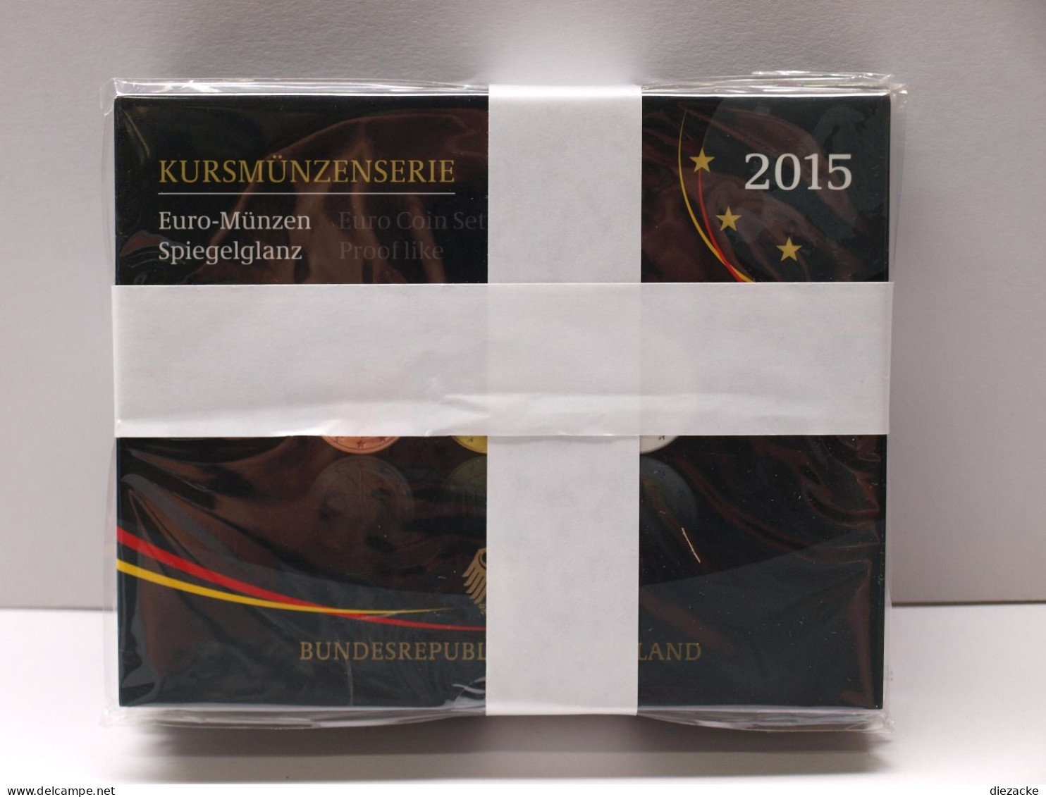 Bund 2015 5x KMS A D F G J Mit 2€ "Hessen" Im Blister PP (KMS007 - Andere & Zonder Classificatie