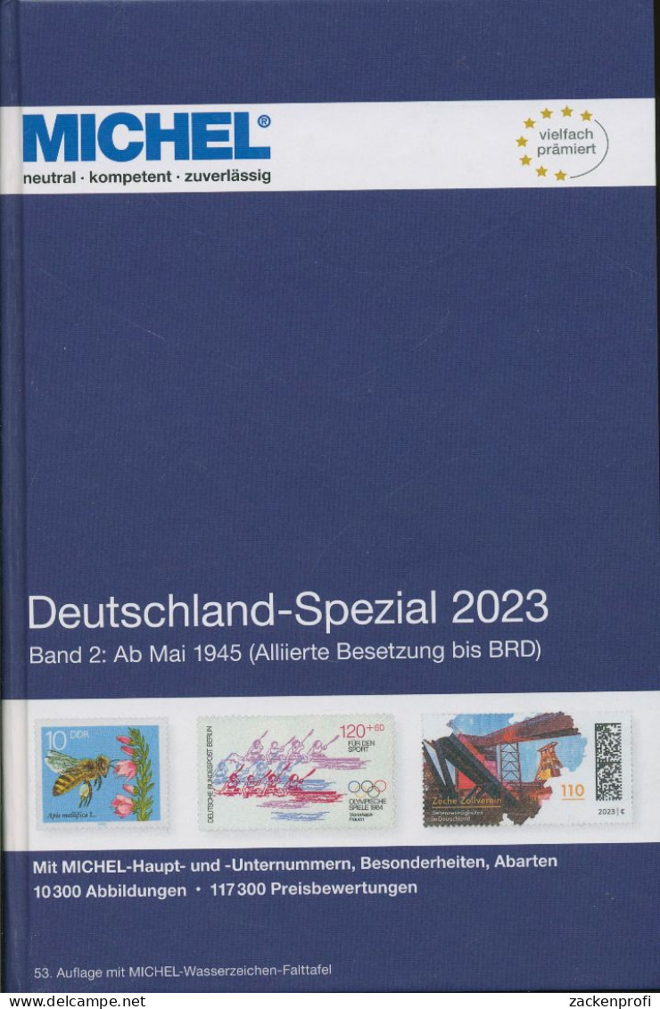 MICHEL Deutschland Spezial 2023 Band 2 Ab 1945, Gebraucht (Z3144) - Alemania
