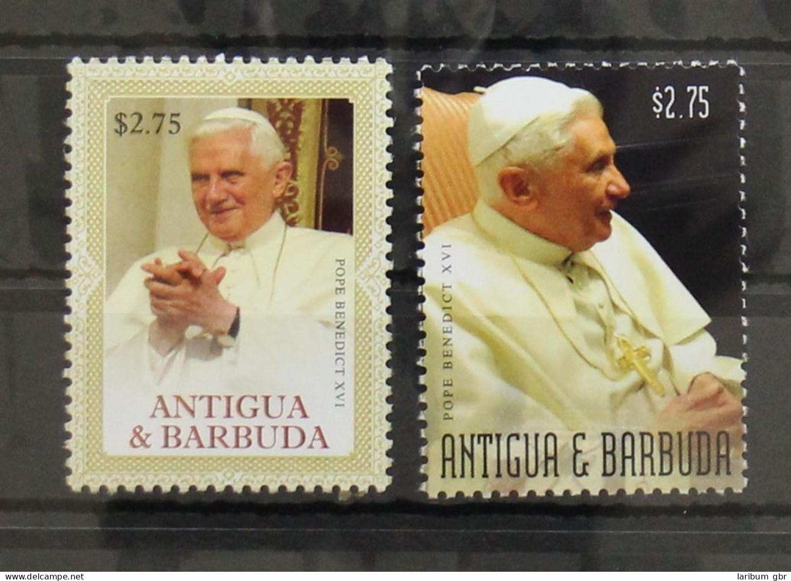 Antigua + Barbuda 4849-4850 Postfrisch Papst Benedikt XVI #GH040 - Antigua Und Barbuda (1981-...)