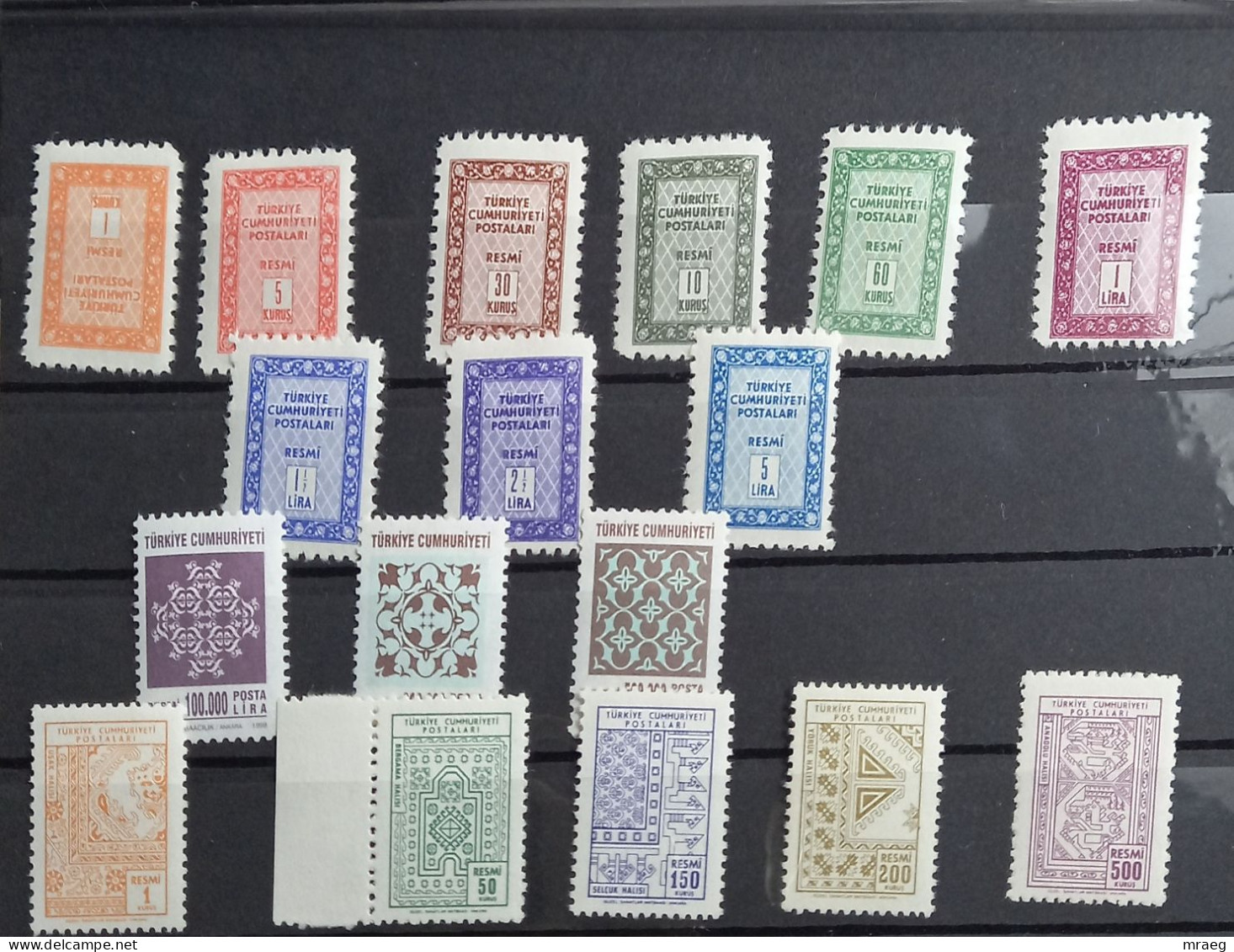 TURKEY 1960-66-98 OFFICIAL (RESMİ ) Mnh Unused STAMPS - Ongebruikt