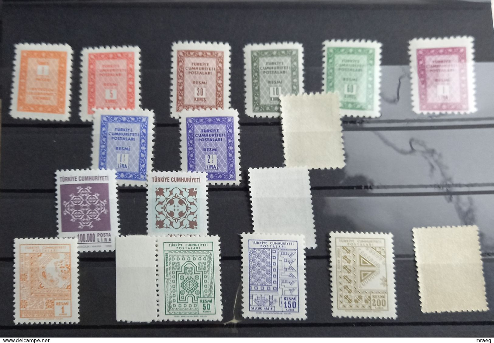 TURKEY 1960-66-98 OFFICIAL (RESMİ ) Mnh Unused STAMPS - Nuevos