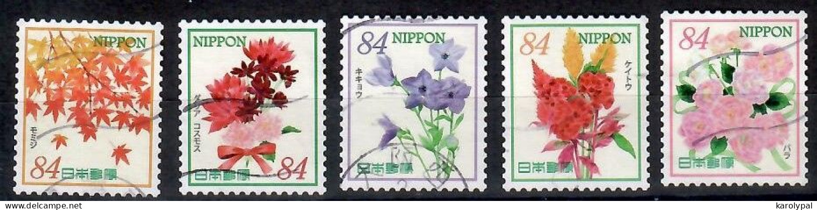 Japan, 2020,     ,Mi. 10422-6 - Used Stamps