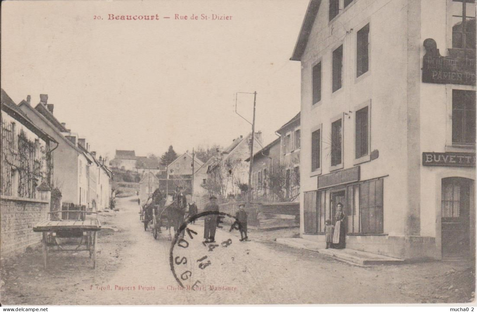 90 - BEAUCOURT - RUE DE SAINT DIZIER - Beaucourt