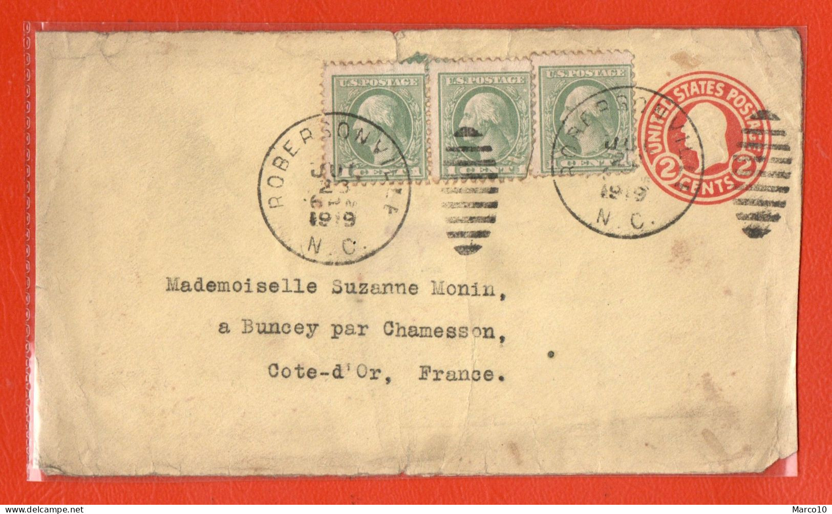 Lettre 1919 - Storia Postale