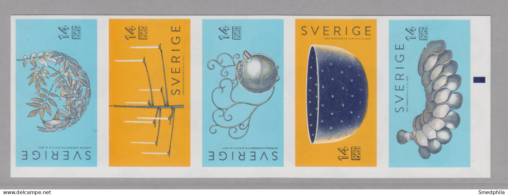 Sweden 2015 - Michel 3083-3087 MNH ** - Nuovi