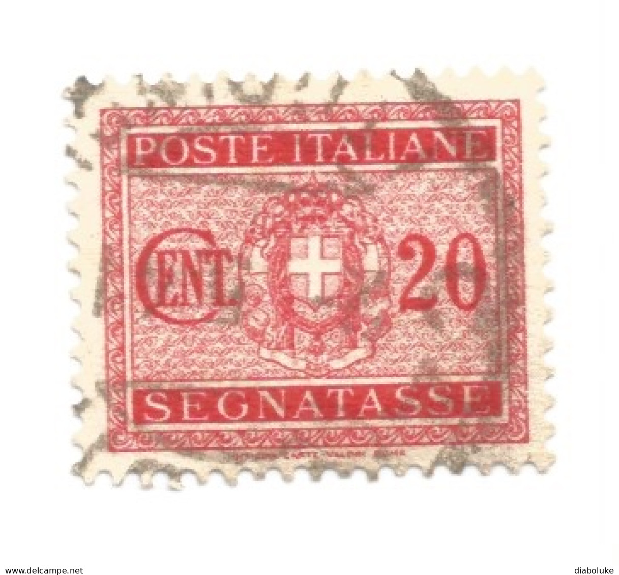 (REGNO D'ITALIA) 1934, SEGNATASSE, STEMMA CON FASCI - 6 Francobolli Usati - Strafport