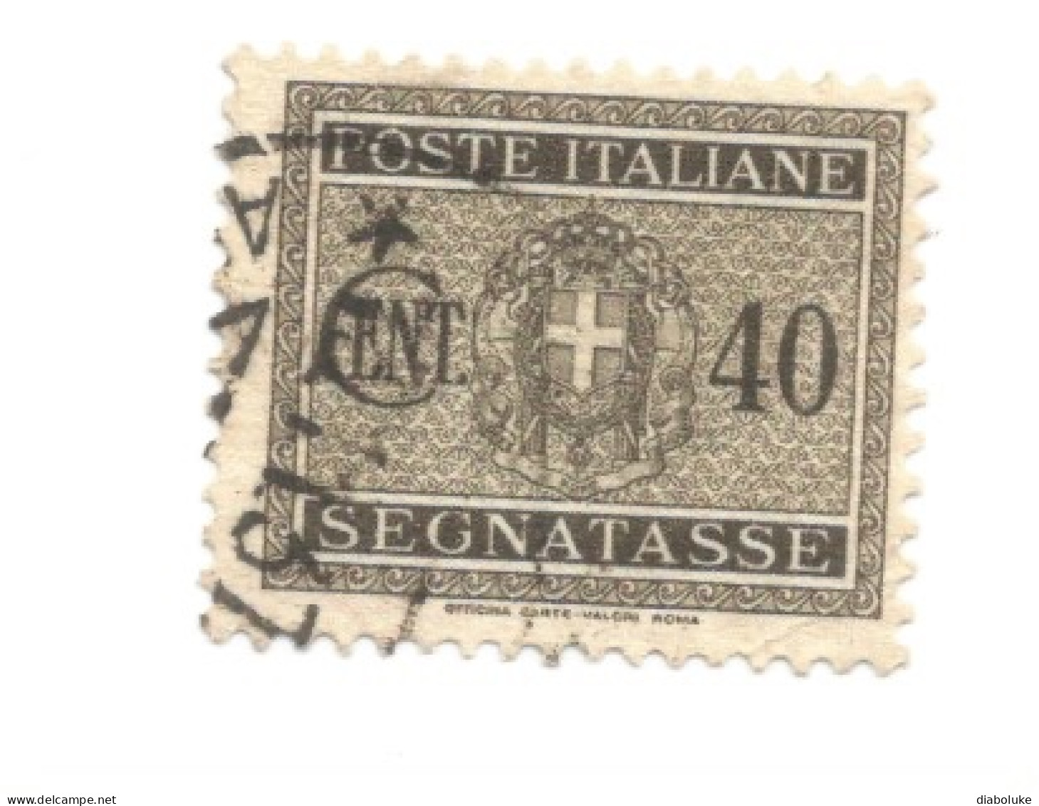 (REGNO D'ITALIA) 1934, SEGNATASSE, STEMMA CON FASCI - 6 Francobolli Usati - Postage Due