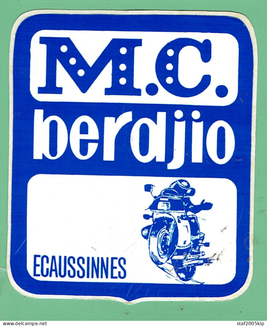 Sticker - M.C. - Motorclub - Berdjio - ECAUSSINNES - Pegatinas
