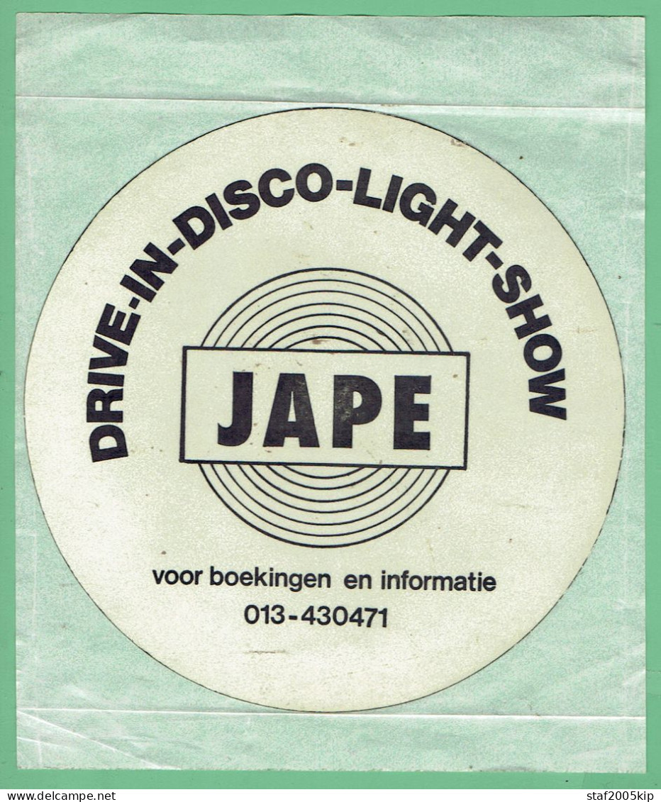 Sticker - DRIVE-IN-DISCO-LIGHT-SHOW - JAPE - Pegatinas