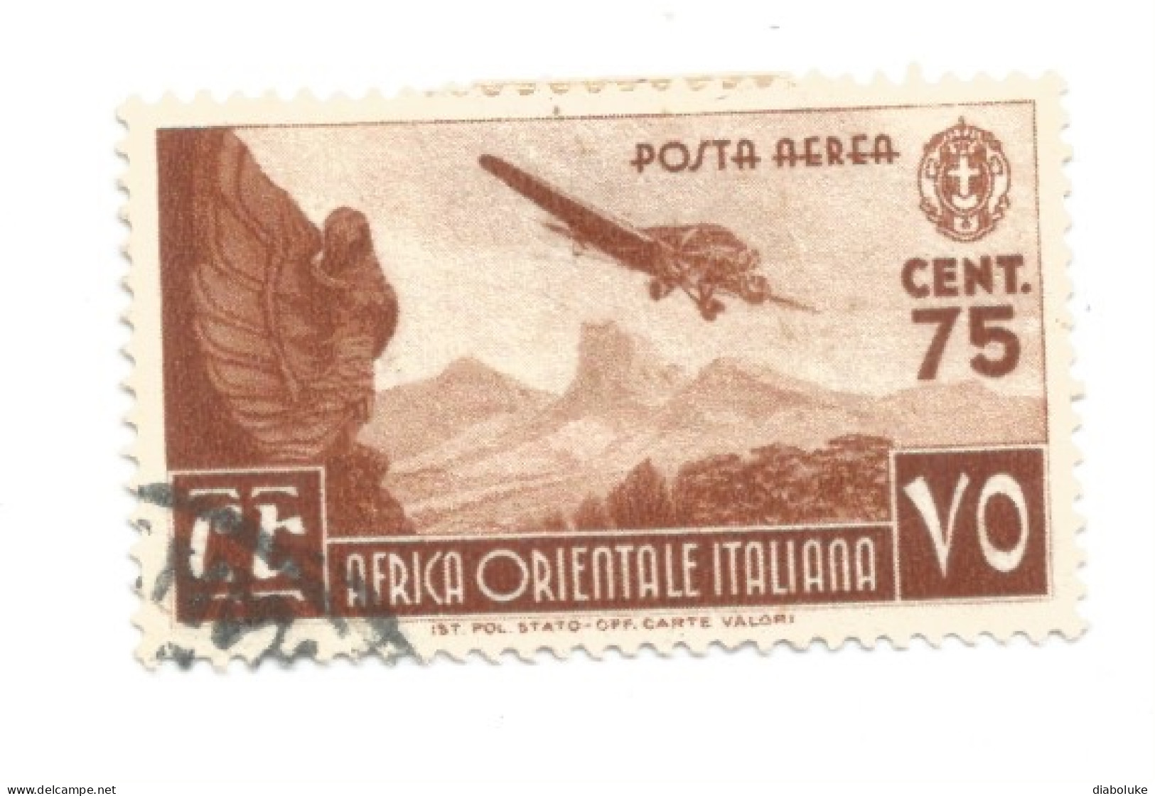 (COLONIE E POSSEDIMENTI) 1938, AFRICA ORIENTALE ITALIANA, SOGGETTI VARI - 9 francobolli usati