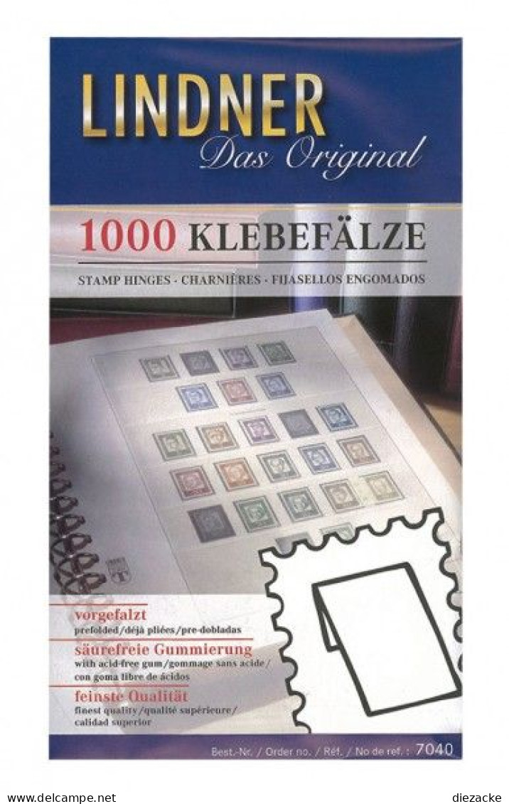 Lindner Klebefälze (1000er Packung) 7040 Neu ( - Ohne Zuordnung