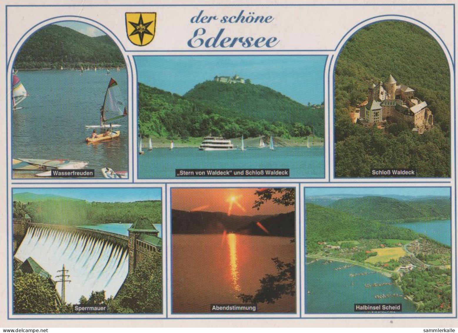 28890 - Edersee - U.a. Halbinsel Scheid - 1994 - Edersee (Waldeck)