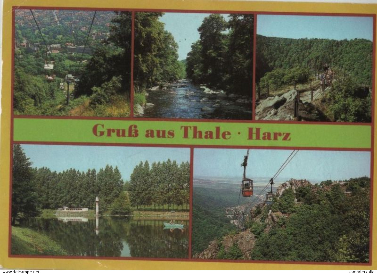 100577 - Thale - U.a. Sessellift - 1986 - Thale