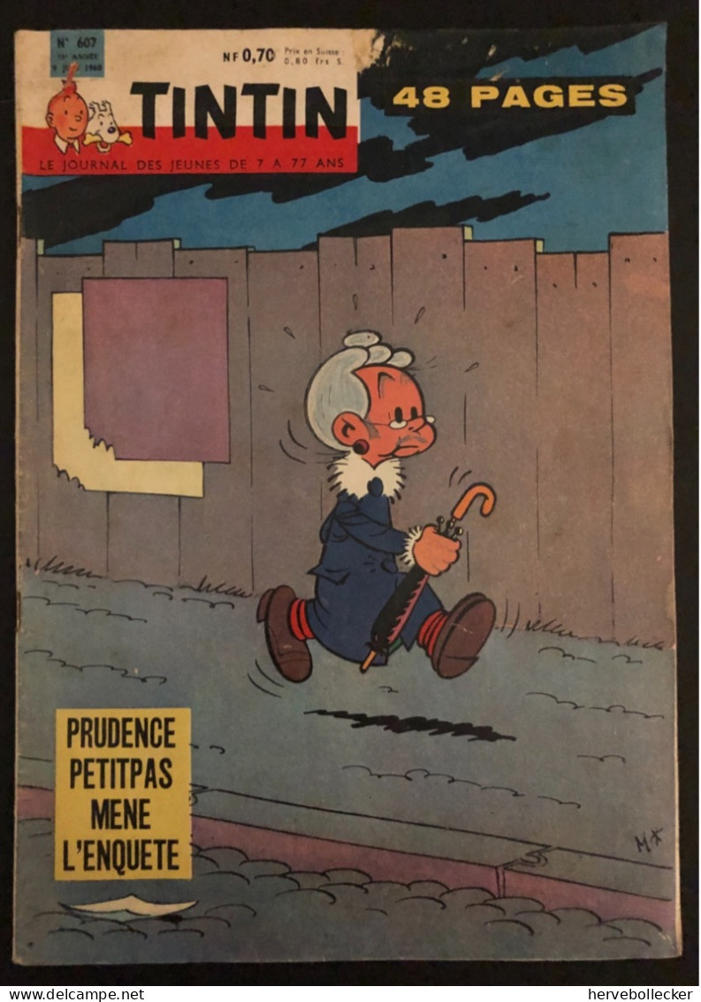TINTIN Le Journal Des Jeunes N° 607 - 1960 - Tintin
