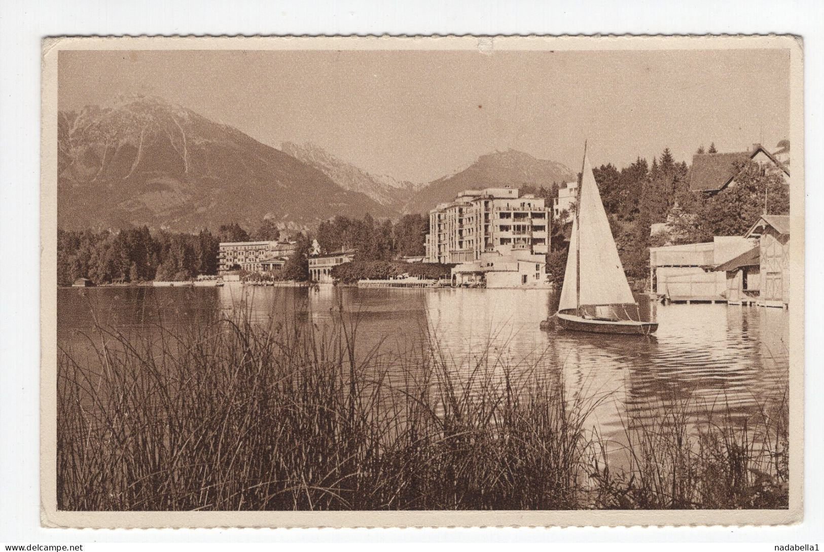 1950? YUGOSLAVIA,SLOVENIA,BLED LAKE,POSTCARD,MINT - Jugoslawien