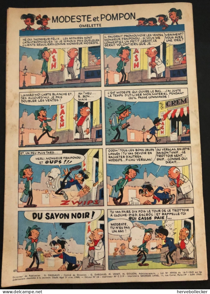 TINTIN Le Journal Des Jeunes N° 609 - 1960 - Tintin