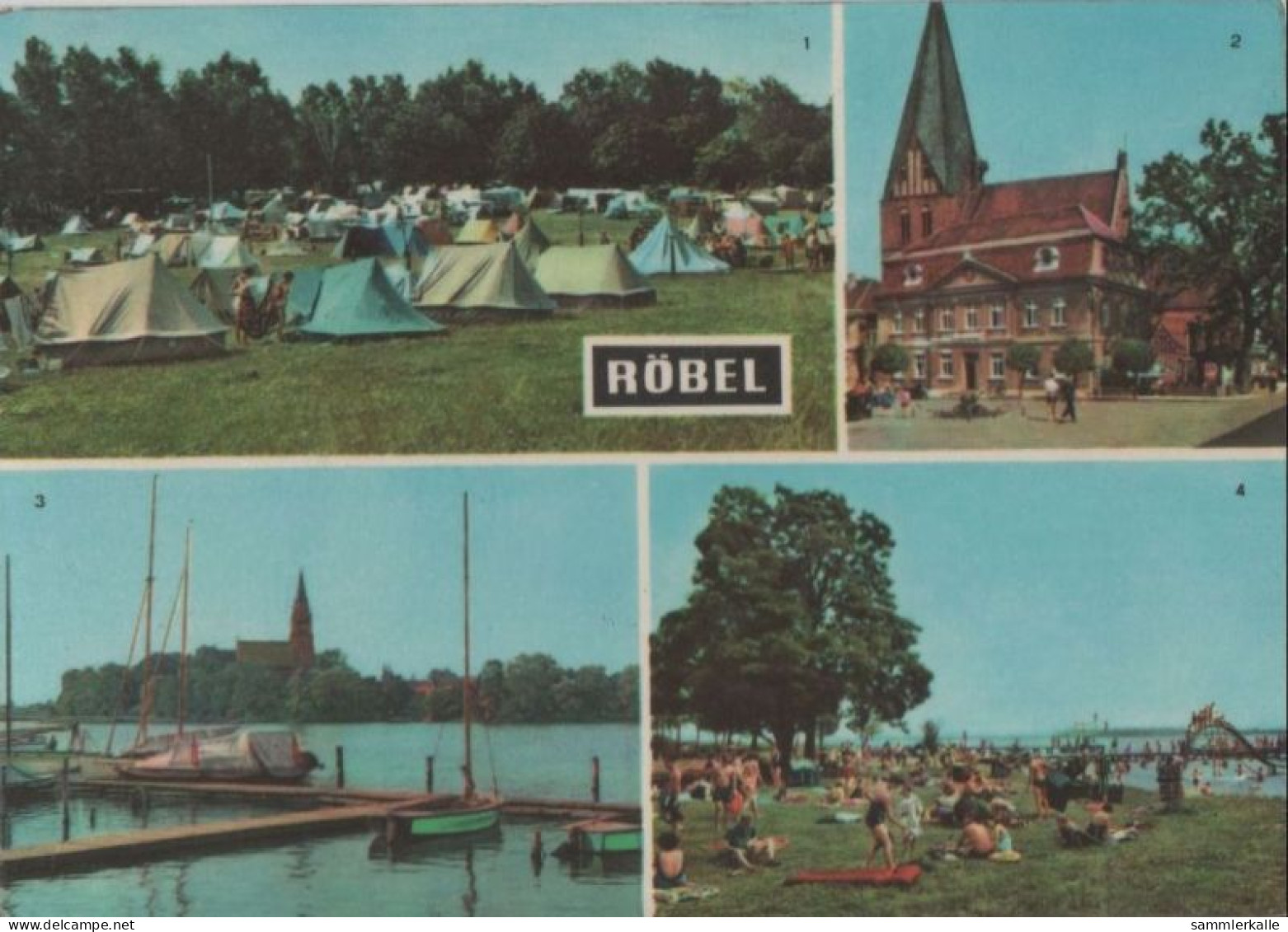 37148 - Röbel - U.a. Rathaus - 1968 - Röbel