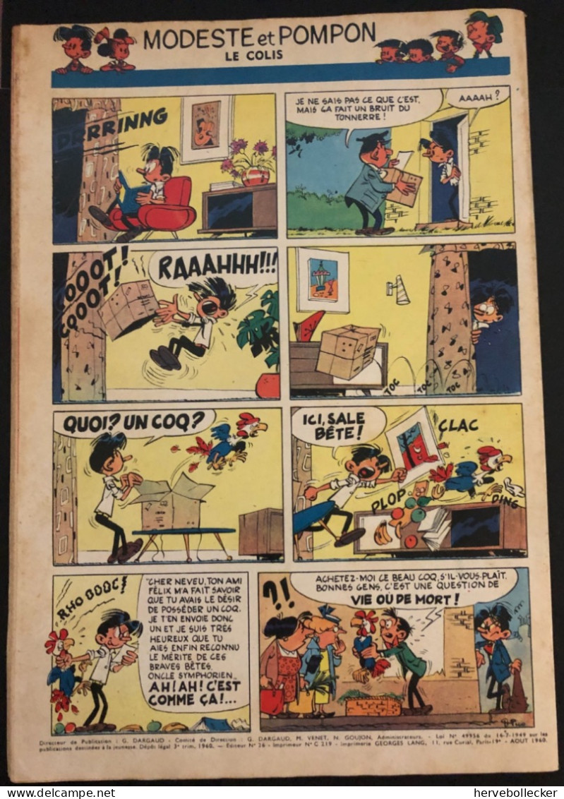 TINTIN Le Journal Des Jeunes N° 616 - 1960 - Tintin