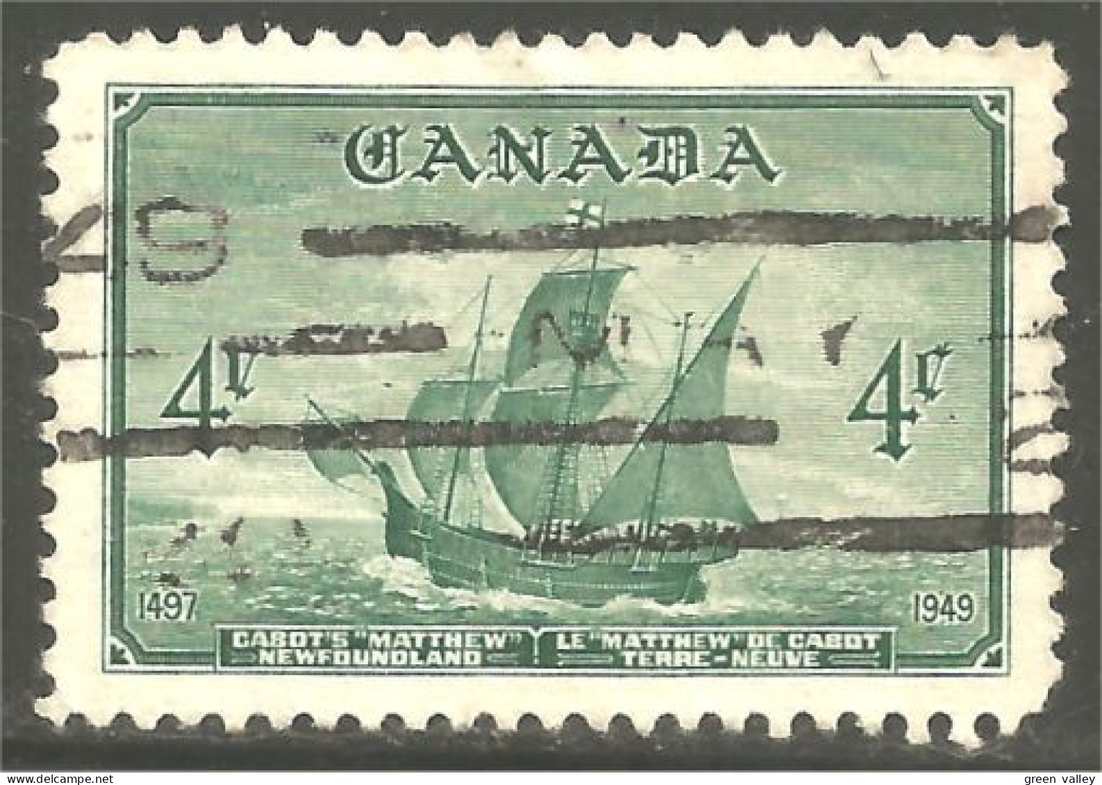 XZ01-0022 Bateau Voilier Canada Sailing Ship Boat Schiff - Barcos