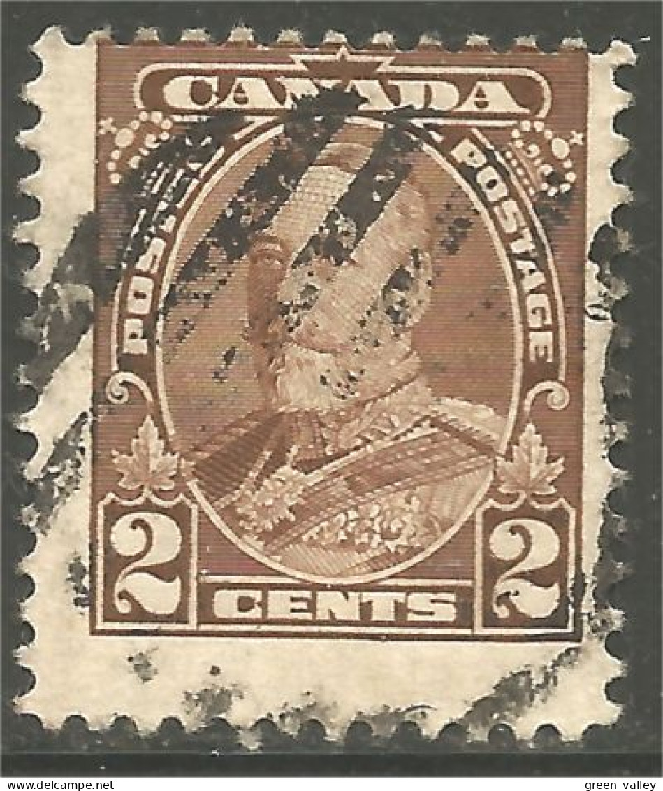 XZ01-0013 Roi King George V 2c Canada Pictorial - Usados
