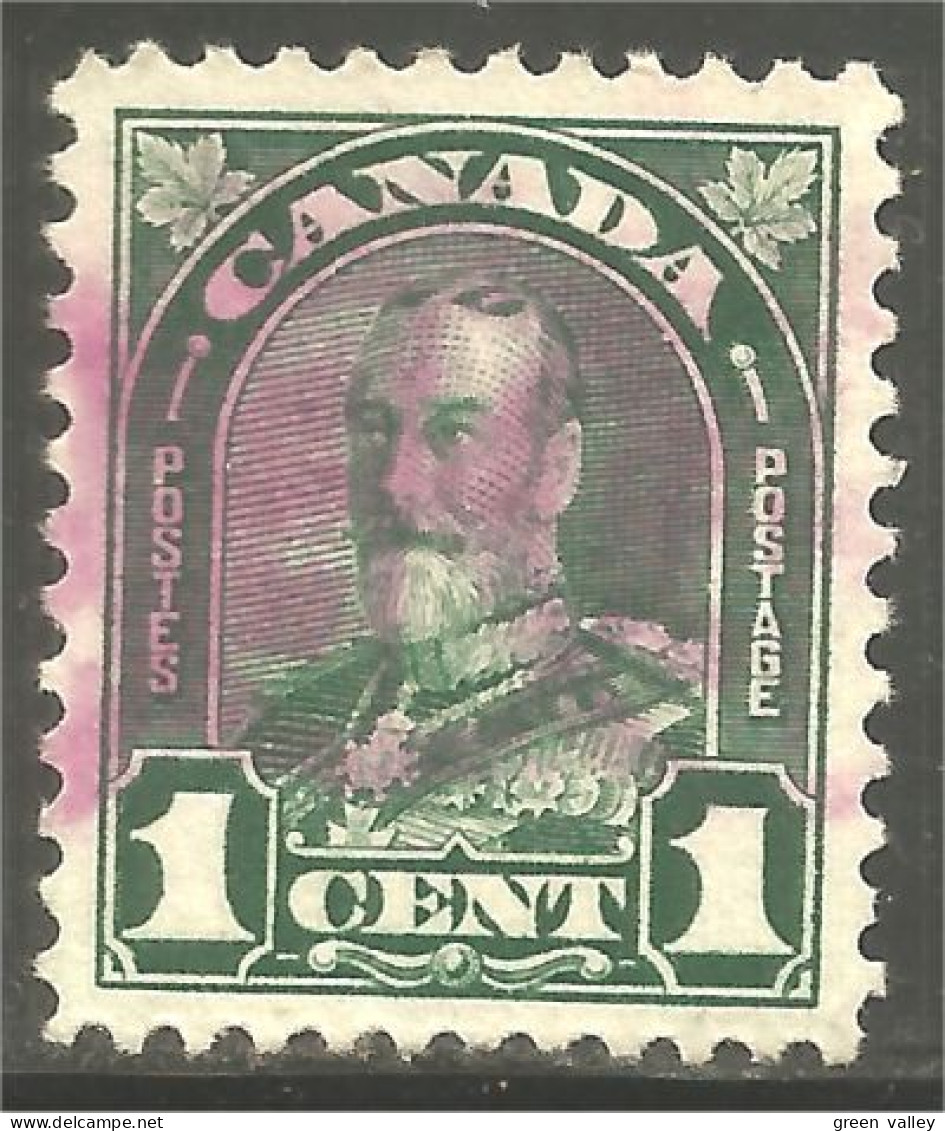 XZ01-0002 Roi King George V 1c Canada Arch Arche - Used Stamps