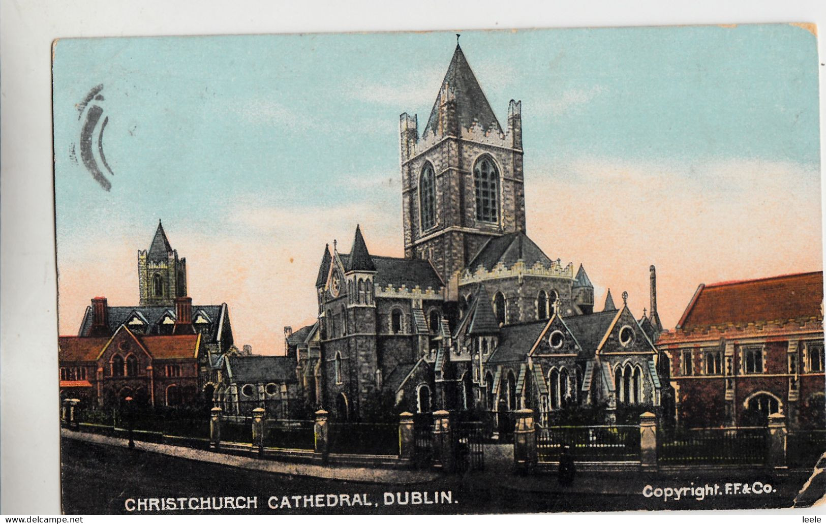 DB03. Vintage Postcard.  Christchurch Cathedral, Dublin. - Dublin