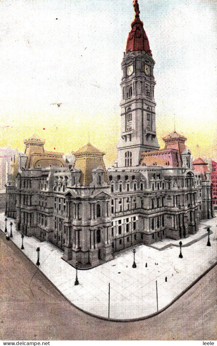 DB90. Vintage US Postcard.  City Hall. Philadelphia. Pennsylvania - Philadelphia