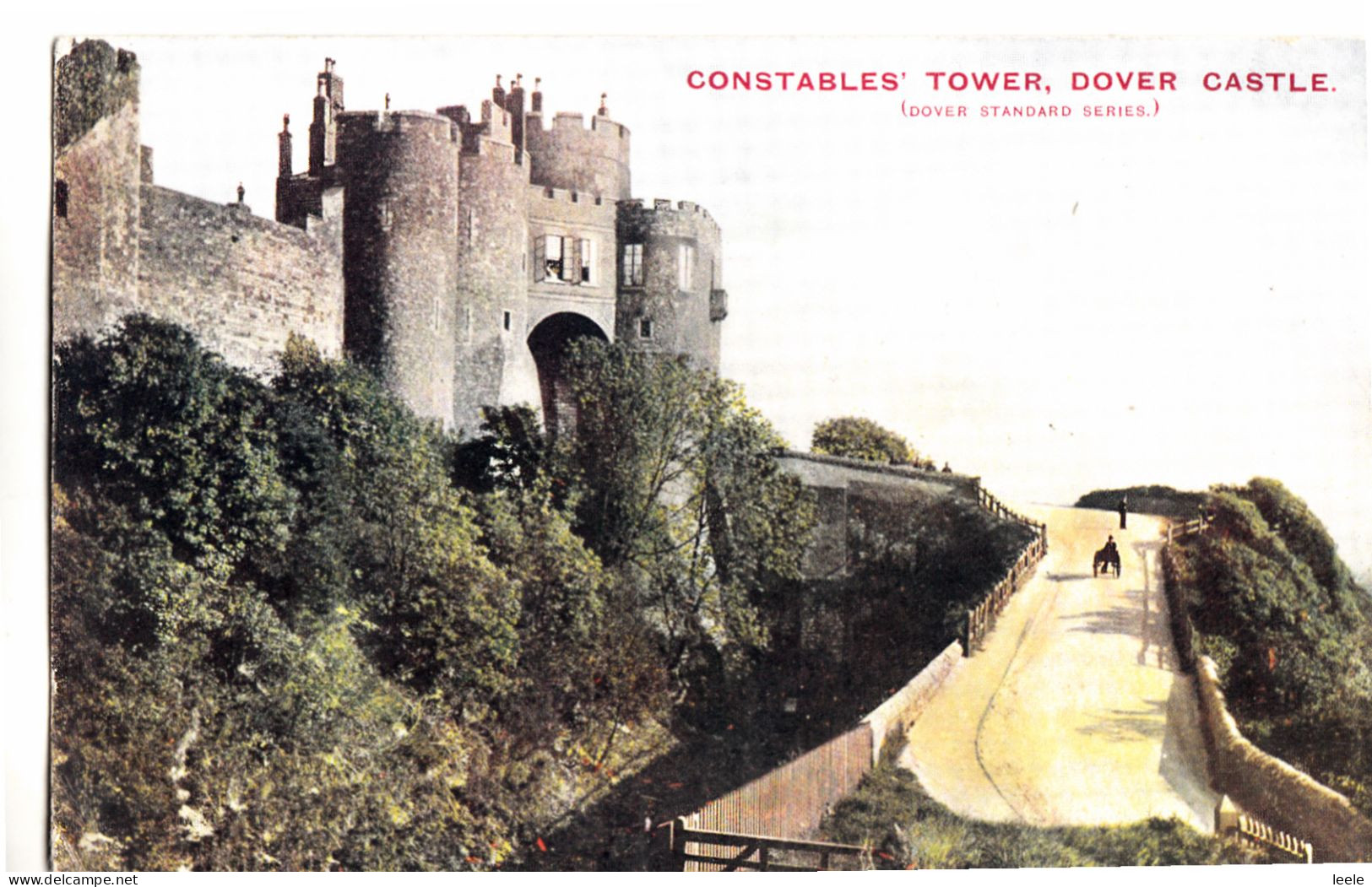 DB34. Antique Postcard.   Constables' Tower, Dover Castle, Kent. - Dover