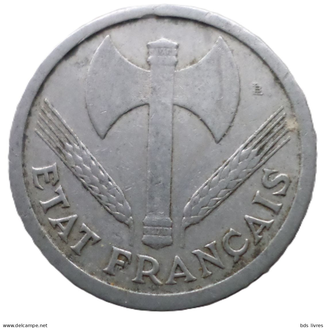 FRANCE....2 Francs Francisque Année 1943  -  Pièce Non Nettoyée - Et Patinée (voir Images) - 2 Francs