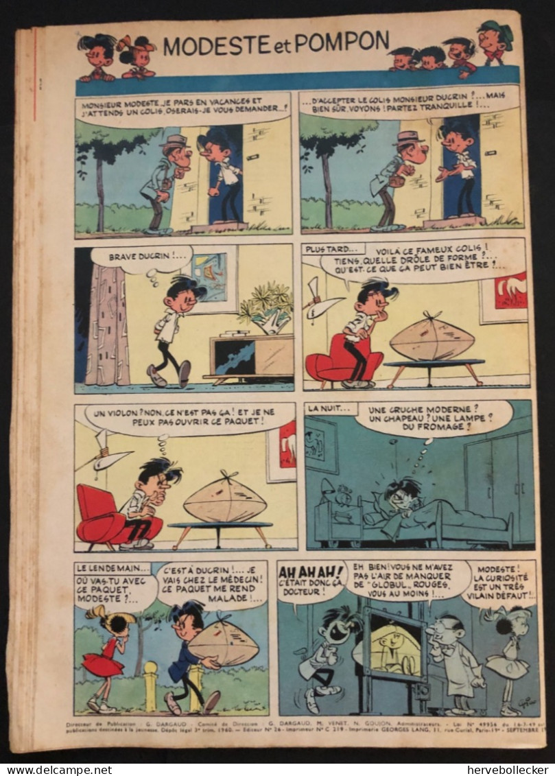 TINTIN Le Journal Des Jeunes N° 620 - 1960 - Tintin