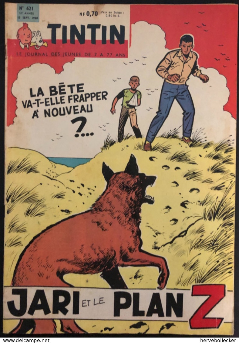 TINTIN Le Journal Des Jeunes N° 621 - 1960 - Tintin